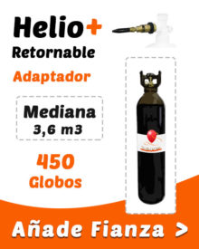 Helio Globos Retornable Mediana