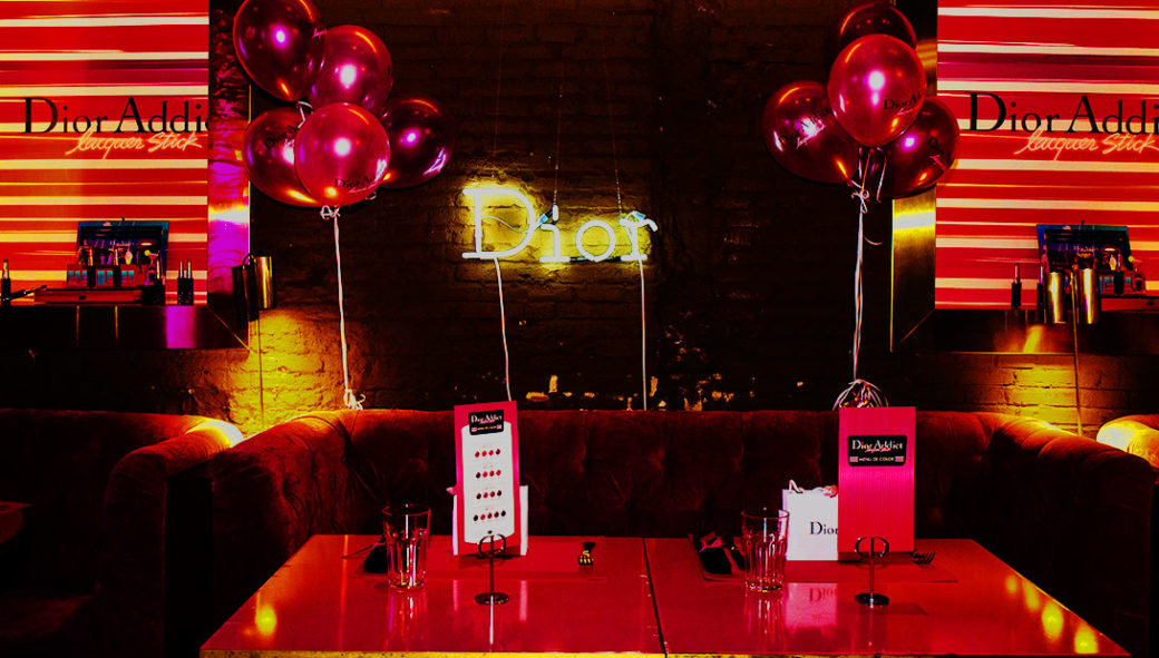 Evento con Globos para Dior Addict